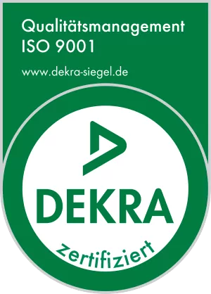 Dekra Zertifizierung nach ISO 9001