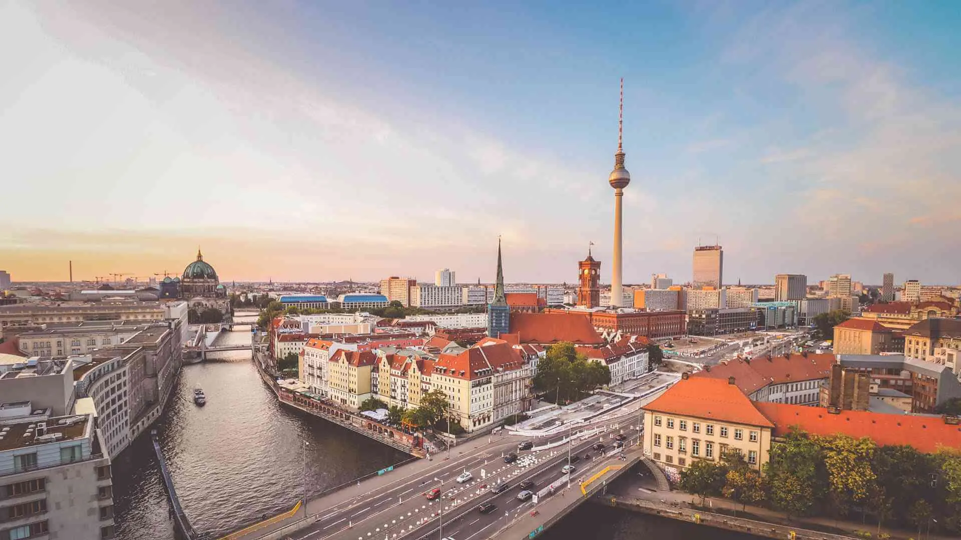 Ansicht auf das Stadtbild von Berlin – Standort Ihres Securitas Sicherheitsdienstes für umfassende Sicherheitslösungen vor Ort